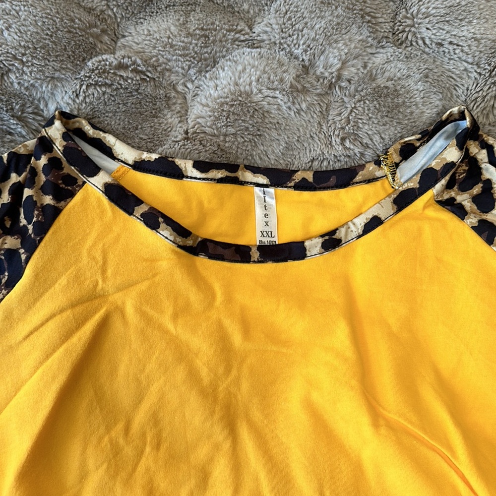Mustard Yellow Long Sleeve Top - Picture 3 of 5